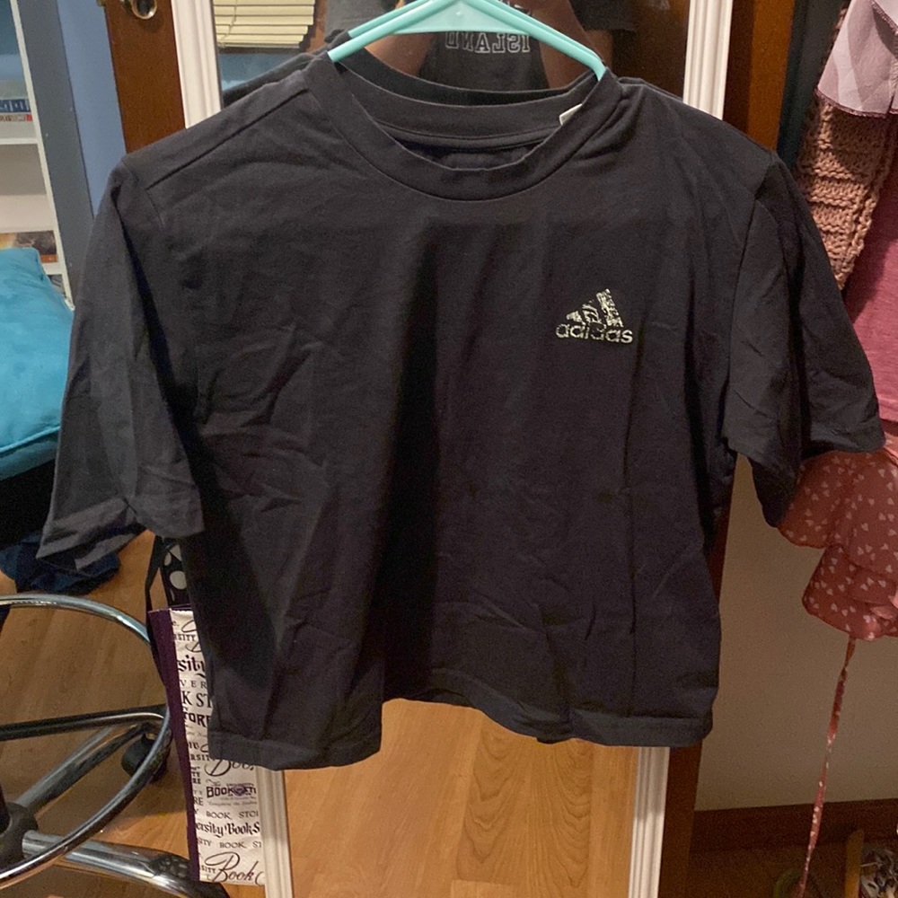 Black Adidas Crop Top